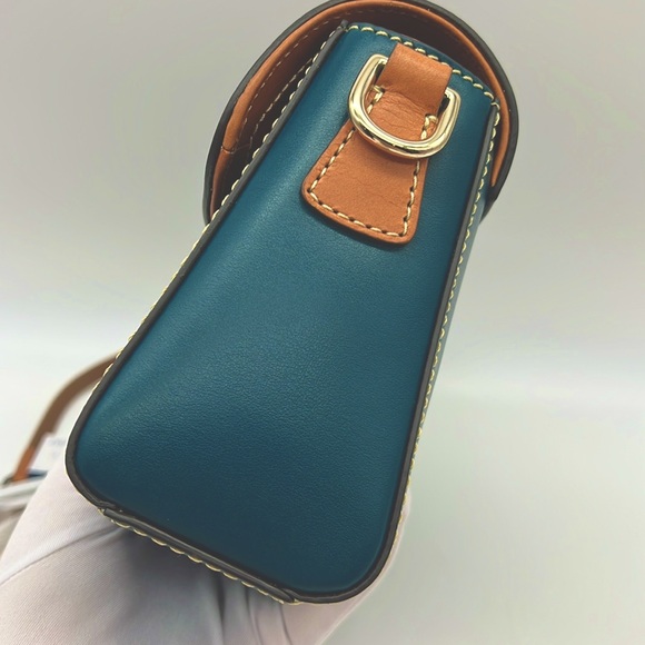 Dooney & Bourke Wexford Leather Kyra Bag Deep Teal - Picture 3 of 14